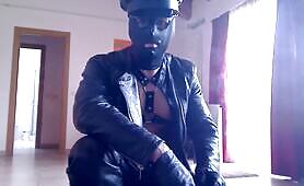 Full Leather, mask, cap abusing you!! Part 2