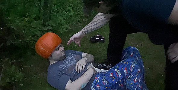 RT 36 Pumpkin Head Ball Abuse and Public Humiliation