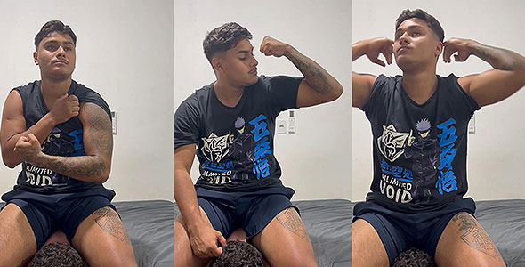 DANIEL FULL WEIGHT SITTING DOM!