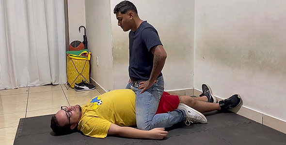 DAN PIN AND SITTING DOM