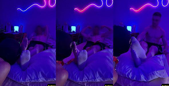 MasterTuga- Socks/Feet worship session after gym