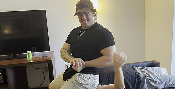 RT 54 Face Smothered and Crushed by Alpha Males