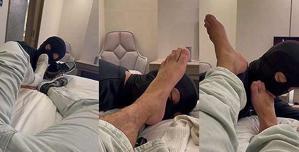 Intense dog training, verbal domination, foot worship