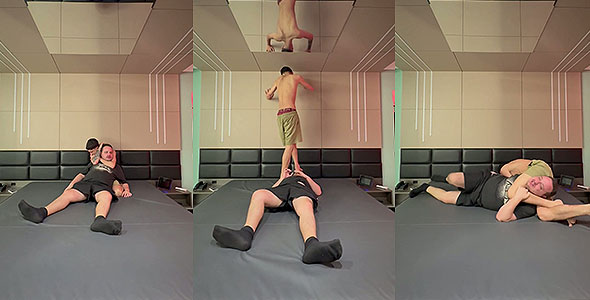 NEW MASTER CHOKE AND WEDGIE DOM