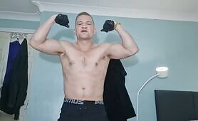 MUSCLE & MILKING - J.O.I - CUM INSTRUCTIONAL - LEATHER GLOVES