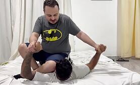 DANIEL IS CRUSHED AND SAVED BY MASTER P FOOT DOM