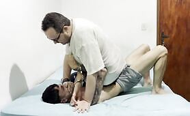 NEW MASTER HANDCUFFED VS MATT