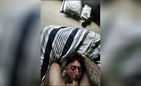 Cum in the Eye holes