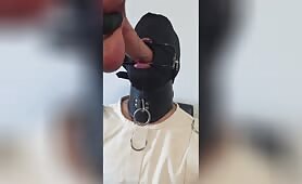 open wide, throat training a fag