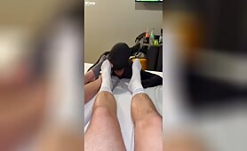 Worship 2 German young master part 1 socks sniffing